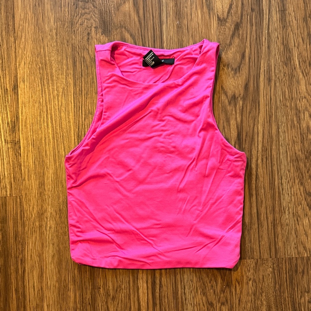 Forever 21 Bright Pink Tank Top
